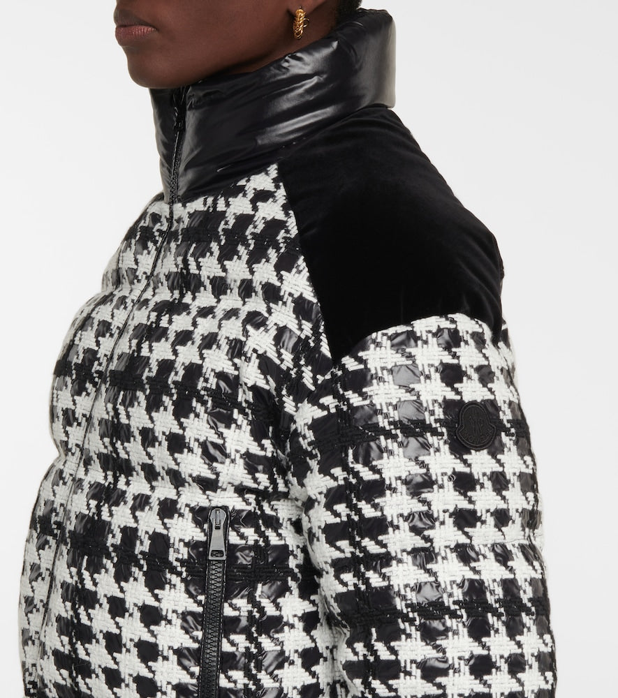 Moncler Erine checked puffer jacket