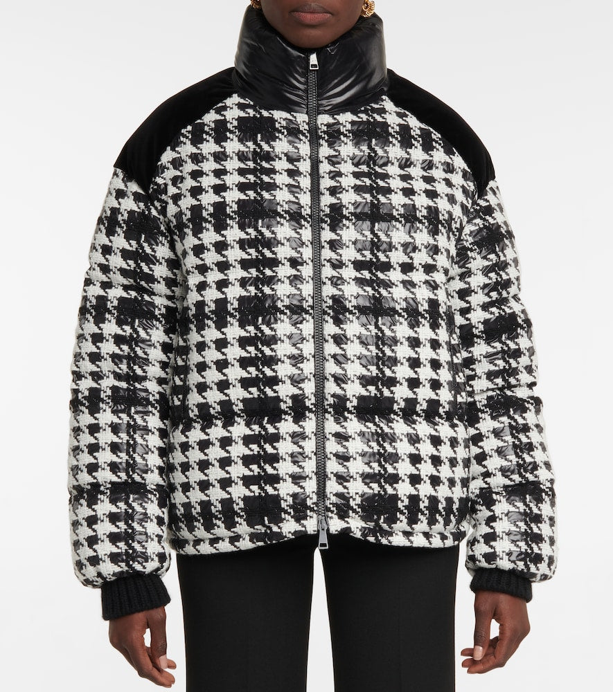 Moncler Erine checked puffer jacket