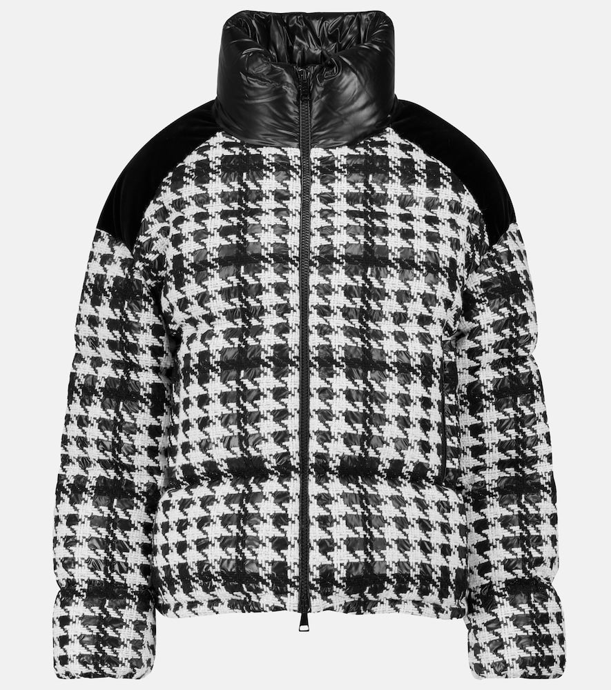 Moncler Erine checked puffer jacket - Moncler Erine 格纹羽绒服