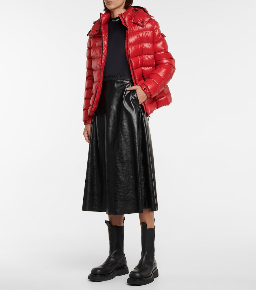 Moncler Faux  midi skirt