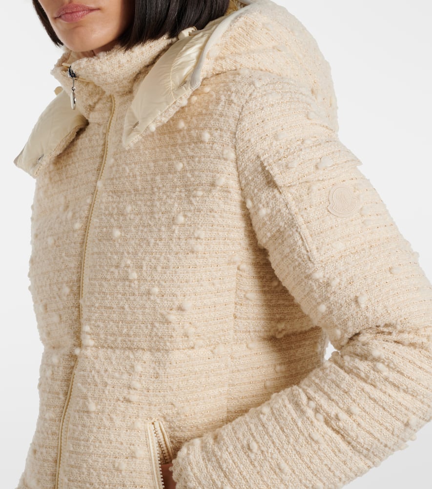 Moncler Fourmines tweed down jacket