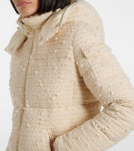 Moncler Fourmines tweed down jacket