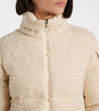 Moncler Fourmines tweed down jacket