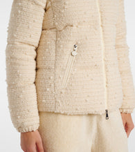 Moncler Fourmines tweed down jacket