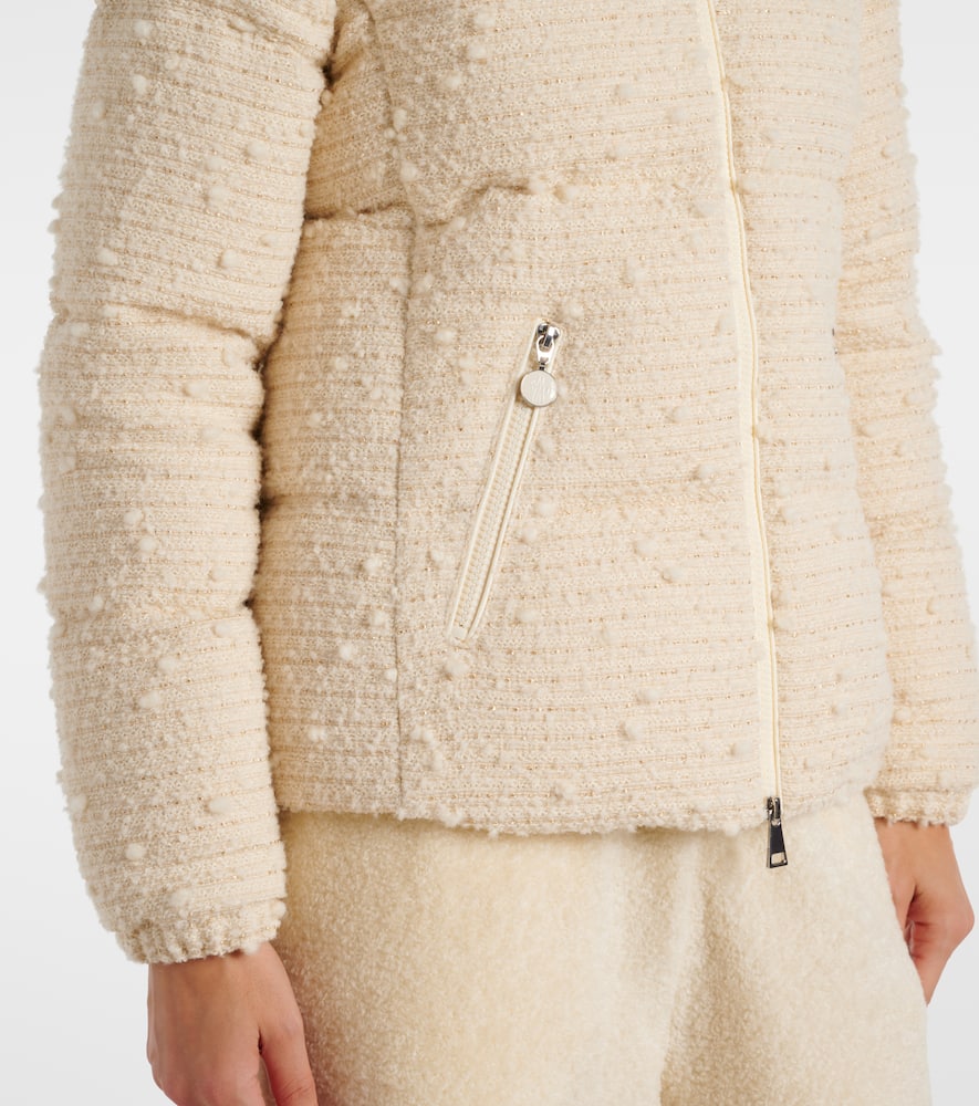 Moncler Fourmines tweed down jacket