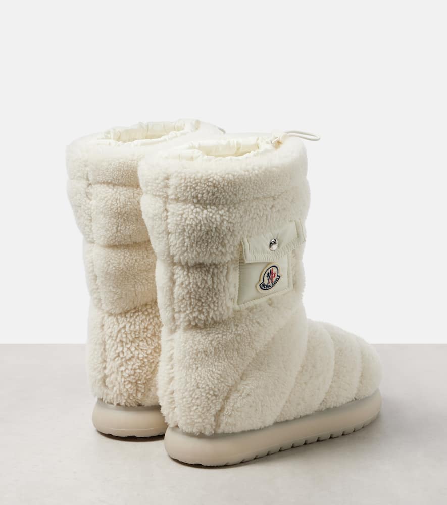 Moncler Gaia shearling snow boots