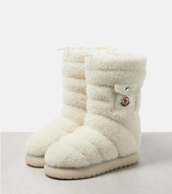 Moncler Gaia shearling snow boots