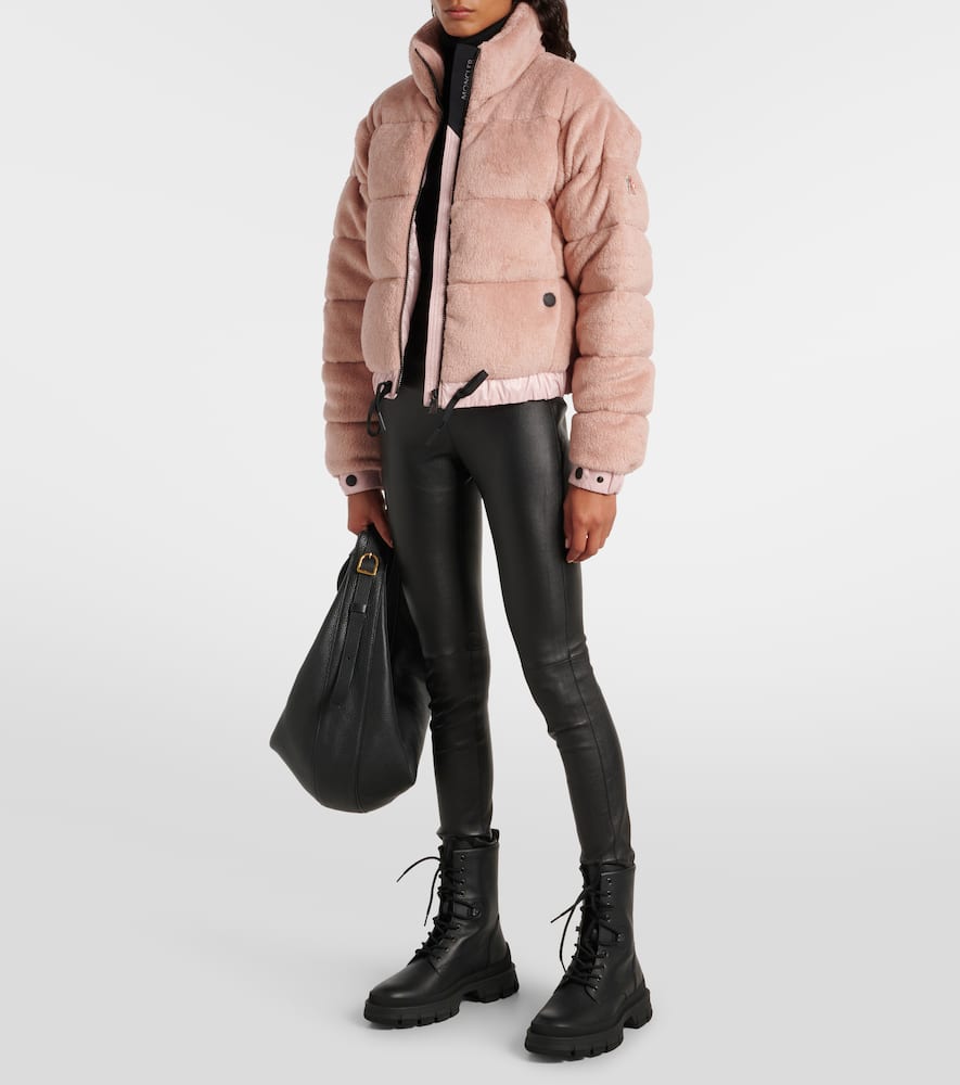 Moncler Grenoble Ayse faux fur ski jacket