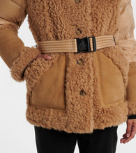 Moncler Grenoble Chaiten shearling-trimmed down jacket