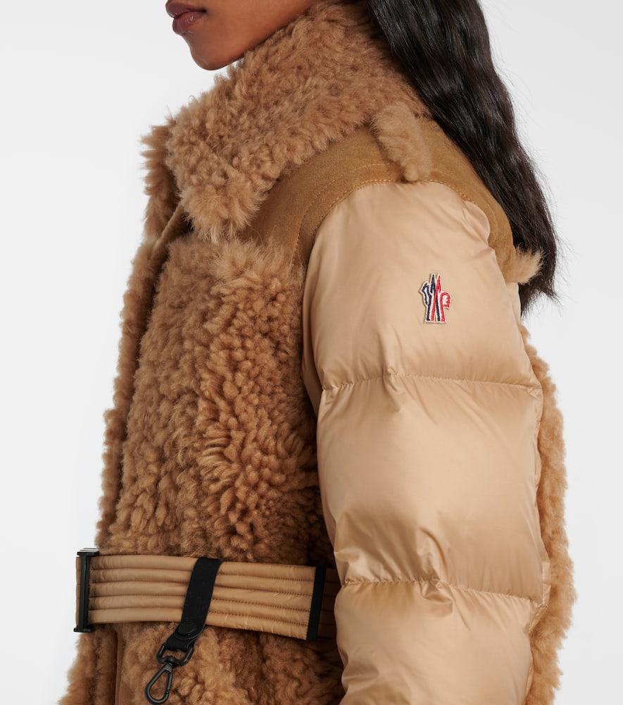 Moncler Grenoble Chaiten shearling-trimmed down jacket