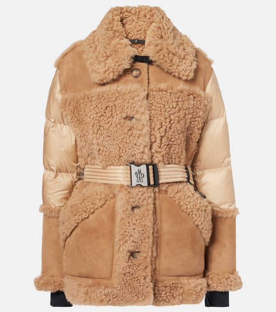 Moncler Grenoble Chaiten shearling-trimmed down jacket