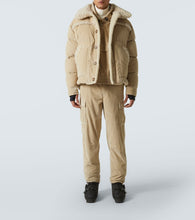 Moncler Grenoble Couloir cotton corduroy down jacket
