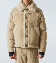 Moncler Grenoble Couloir cotton corduroy down jacket