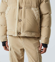 Moncler Grenoble Couloir cotton corduroy down jacket