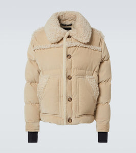 Moncler Grenoble Couloir cotton corduroy down jacket