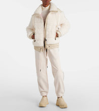 Moncler Grenoble Faux shearling down jacket