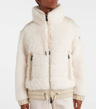 Moncler Grenoble Faux shearling down jacket