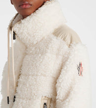 Moncler Grenoble Faux shearling down jacket