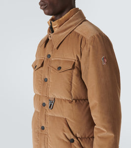 Moncler Grenoble Lech cotton corduroy down jacket