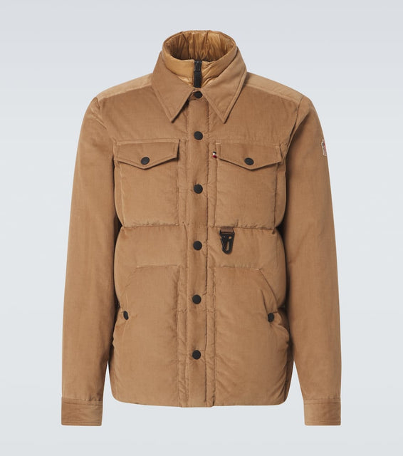 Moncler Grenoble Lech cotton corduroy down jacket