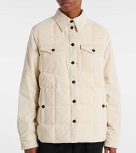 Moncler Grenoble Paulet cotton corduroy down jacket