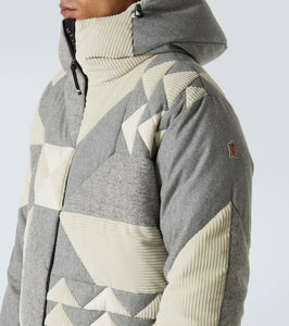 Moncler Grenoble Sedrun wool and cotton ski jacket