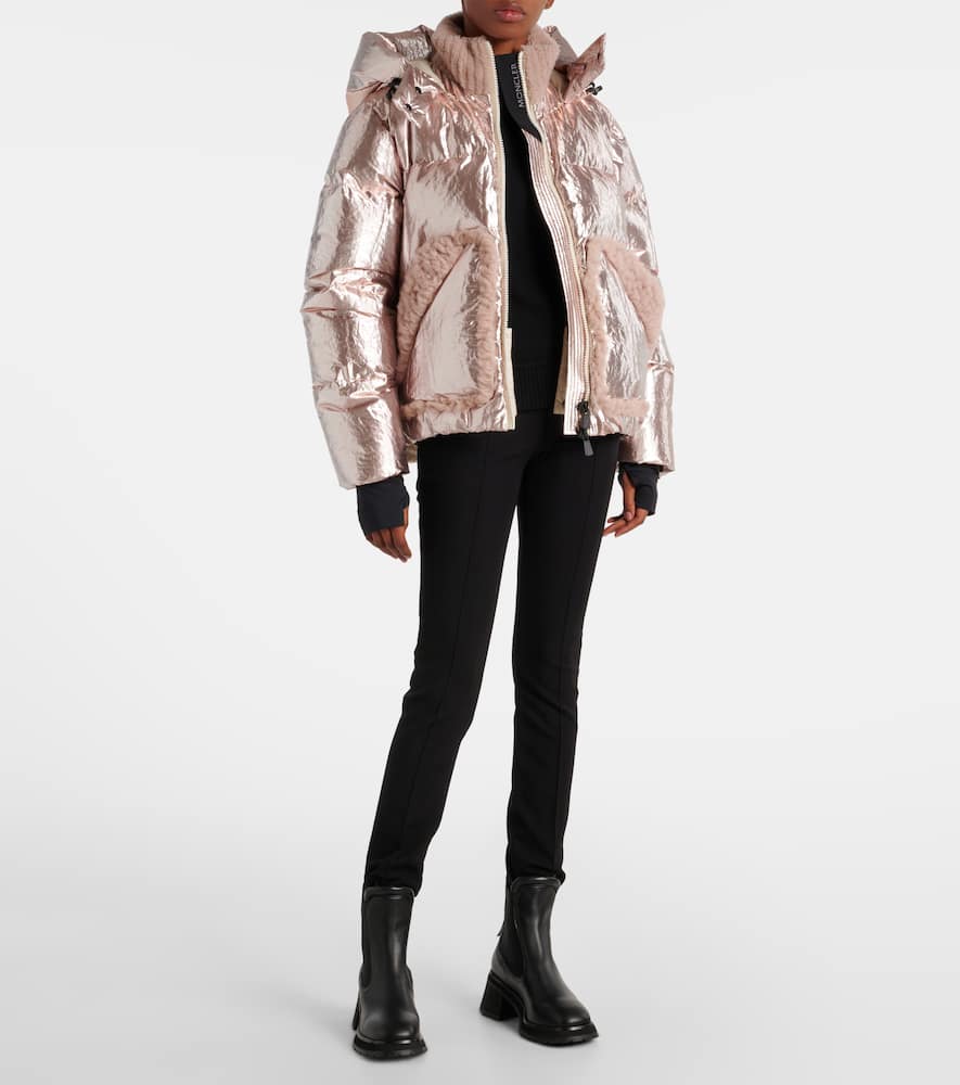 Moncler Grenoble Trevelin metallic down jacket