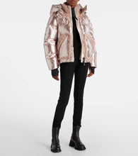 Moncler Grenoble Trevelin metallic down jacket