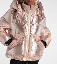 Moncler Grenoble Trevelin metallic down jacket