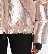 Moncler Grenoble Trevelin metallic down jacket
