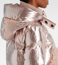 Moncler Grenoble Trevelin metallic down jacket
