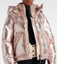 Moncler Grenoble Trevelin metallic down jacket