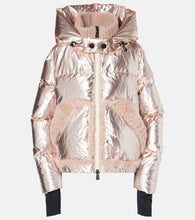 Moncler Grenoble Trevelin metallic down jacket