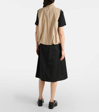 Moncler Gruilly beaded cotton-blend vest