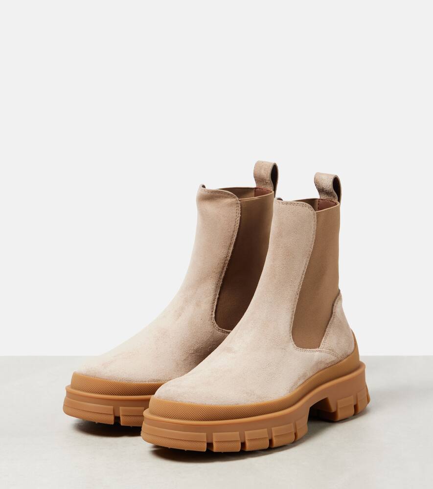 Moncler Hevea suede Chelsea boots