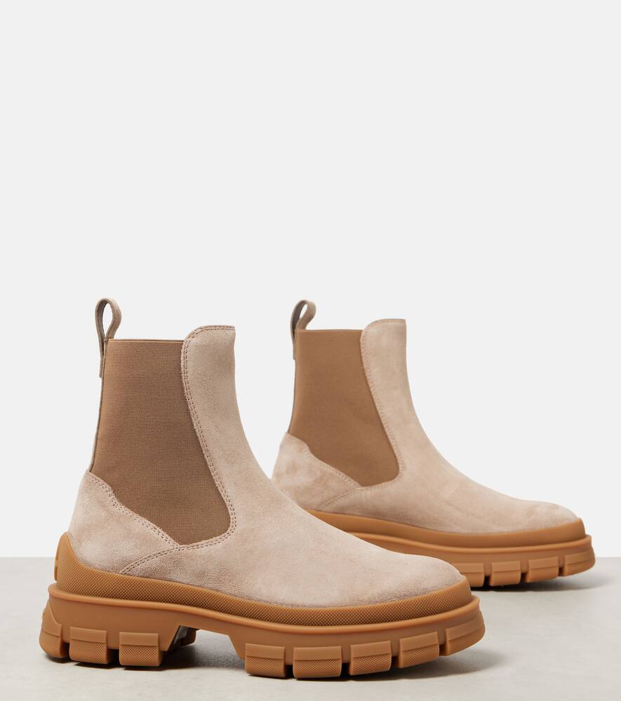 Moncler Hevea suede Chelsea boots