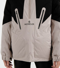 Moncler Iberis hooded half-zip down jacket