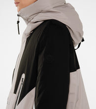 Moncler Iberis hooded half-zip down jacket