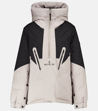 Moncler Iberis hooded half-zip down jacket - Moncler Iberis 连帽半拉链羽绒服