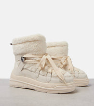 Moncler Insolux suede-trimmed snow boots
