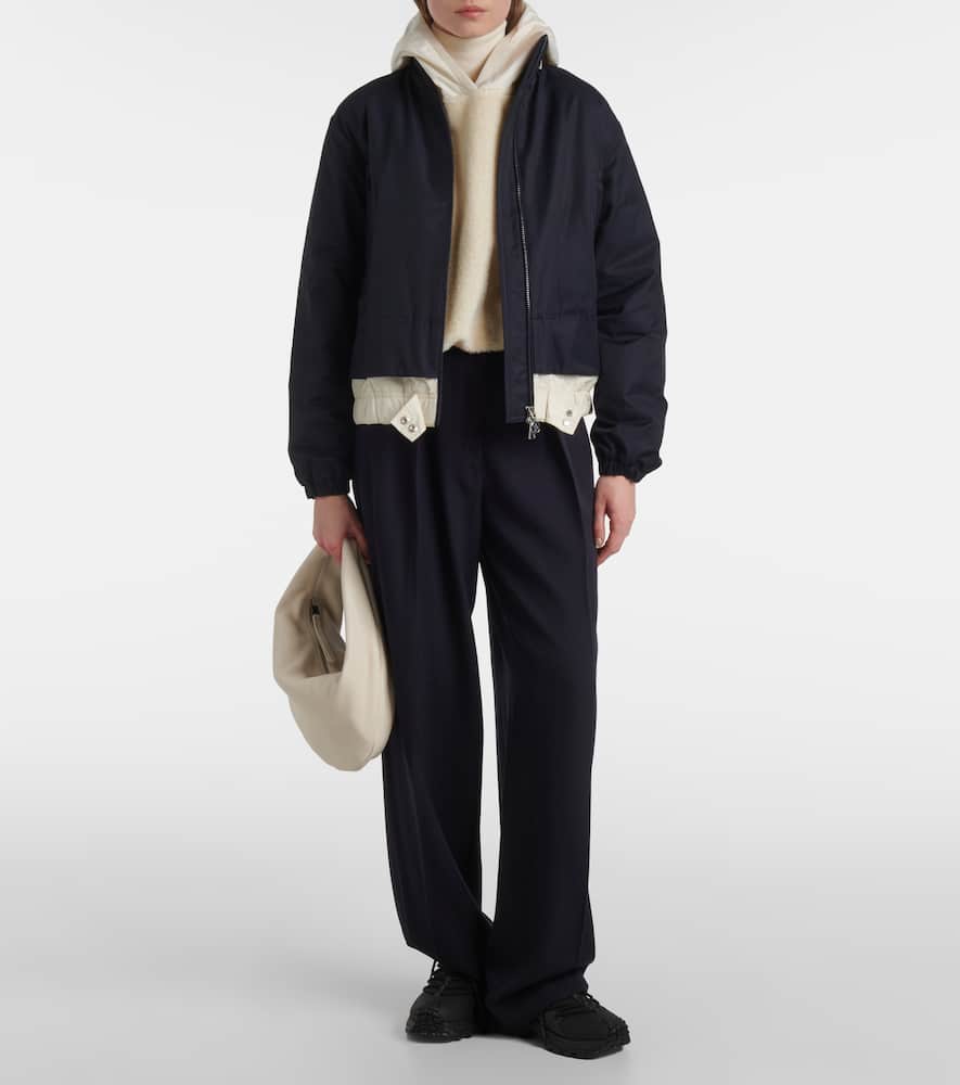 Moncler Janze cotton-blend twill down jacket