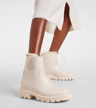 Moncler Kickstream logo rain boots