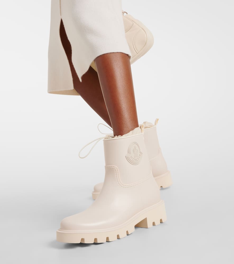 Moncler Kickstream logo rain boots