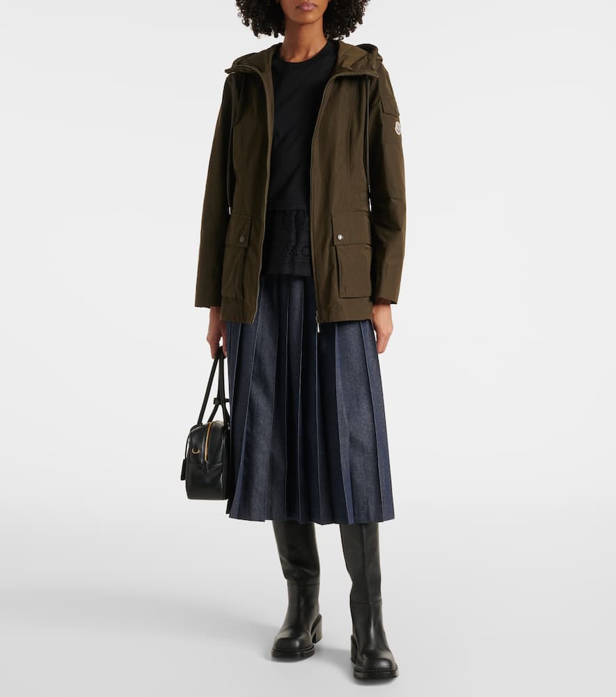Moncler Leandro technical poplin jacket
