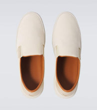 Moncler Monclub leather slip-on shoes