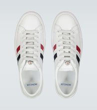Moncler New Monaco leather sneakers