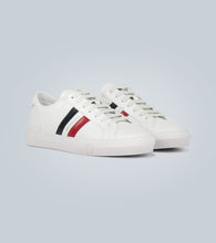 Moncler New Monaco leather sneakers