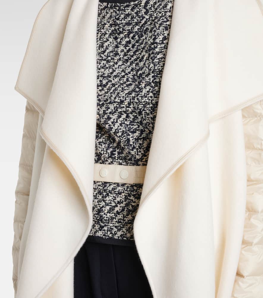 Moncler Padded wool-blend felt cape