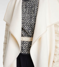 Moncler Padded wool-blend felt cape