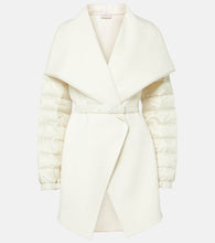 Moncler Padded wool-blend felt cape